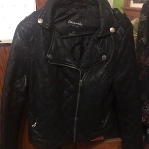 Fake leather jacket